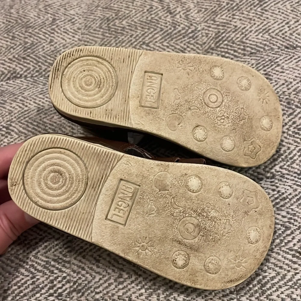Angel leather sandals size 4
